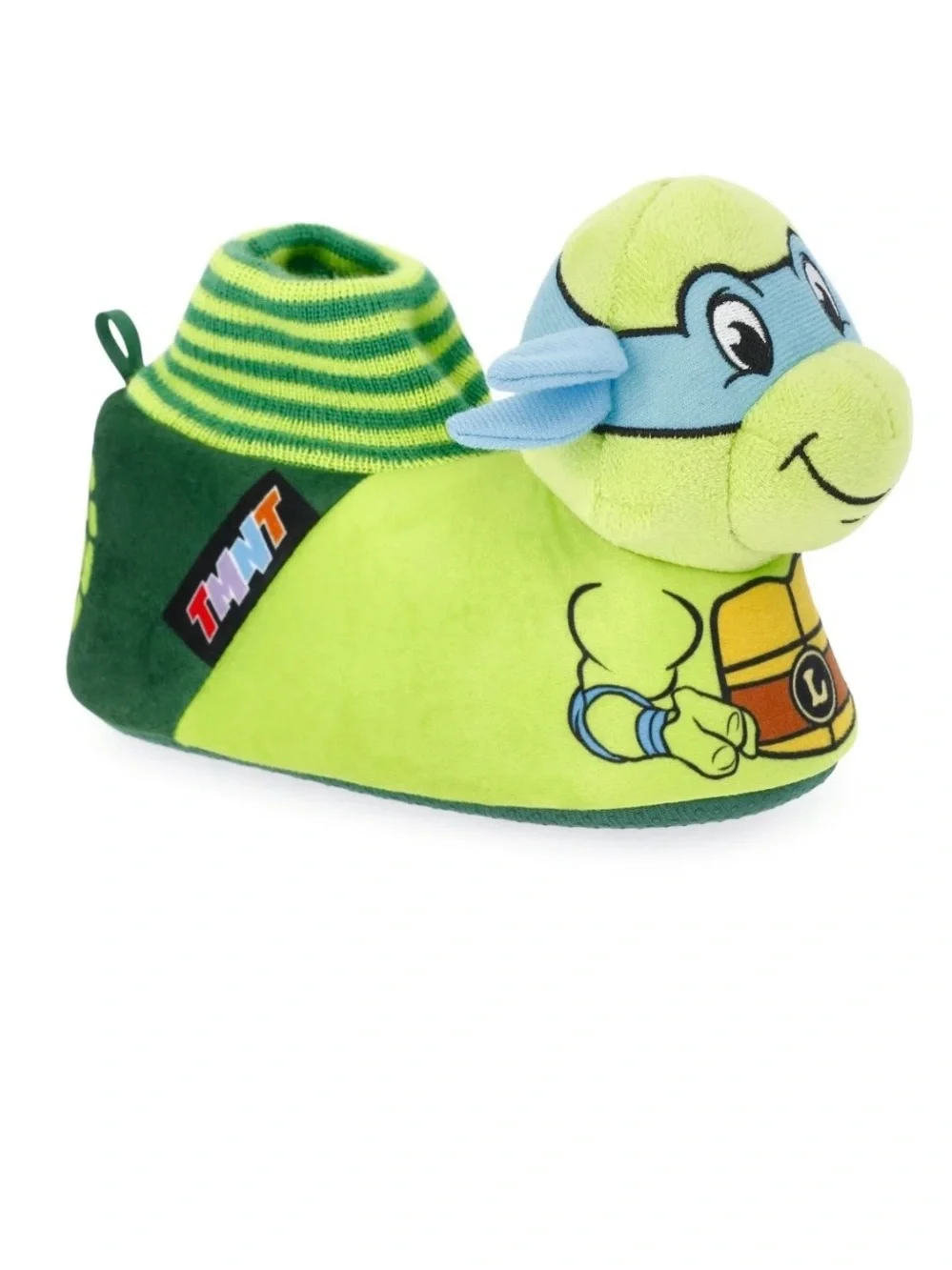 🎈$15🎈NEW Teenage Mutant Ninja Turtle Sock Top Slippers Toddler 7/8 Toddler Boys